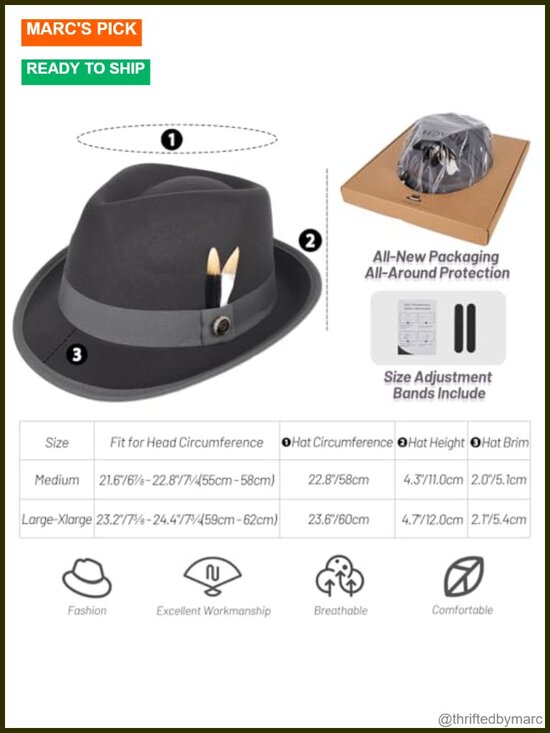 Unisex Short Brim Felt Fedora Hat with Removable Feathers main image 5
